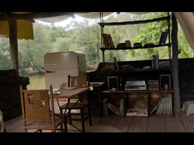 Lake Wood House Assets Pack1 Low-poly 3D model