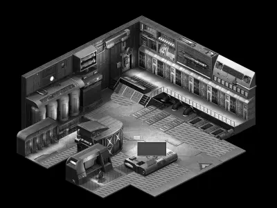 Crystal Palace arsenal - indoor 3D model