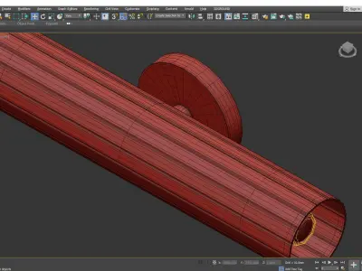 Odette Wall Sconce Low-poly 3D model