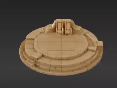 67 - Sci-Fi Hero Award Ceremony - Throne Room Display 3D print model