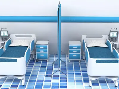 Dialysis Center 4K 3D model