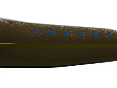 Cuttlefish helmet with stripes 3D print model
