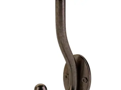 Hooks bronze coat hook 3D model