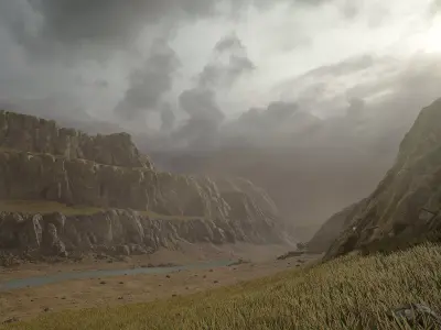 Environment Bundle Low-poly 3D model