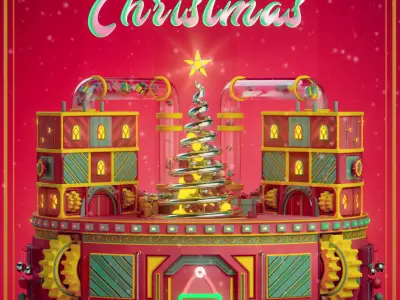 Merry Christmas 2020  3D model