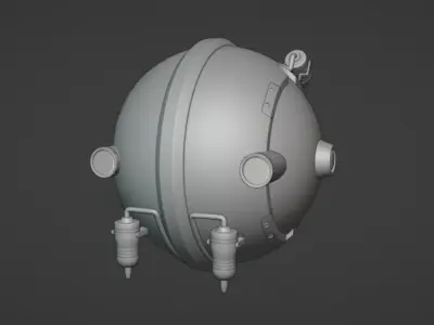 Sci-fi Drone 3D model