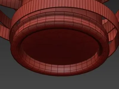 Vertigo Geometric Chandelier 3D model