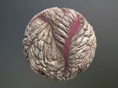 Material Skin Monster 25 Seamless PBR Texture Texture