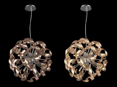 75412x Turbio Lightstar Hanging Chandelier 3D model