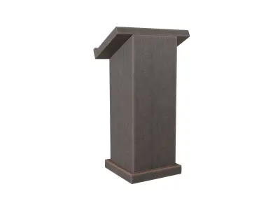 Lectern v1 003 Low-poly 3D model