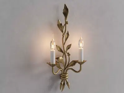 Applique 2 Lumieres by Bagues Paris 3D model