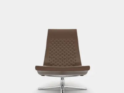 Leather relax chair 3D model