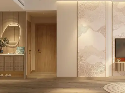 APARTMENT - TROPICAL FRONT BEACH STYLE 3D model