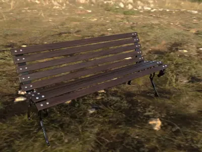 HORSE BANCH 3D model