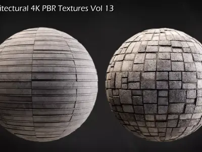 30 Architectural 4K PBR Textures Vol 13 Texture