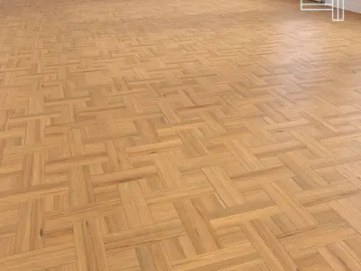 Parquet - Laminate - Wooden floor Low-poly 3D model 28