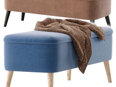 Bench Vaili Happy Light Divan ru 3D model