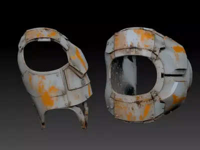 Sci fi Torso Armour 2 3D model