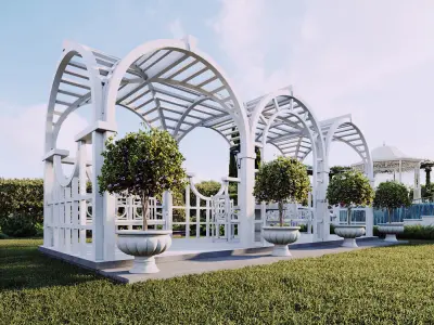 summer house 3D model purchase