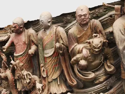 Deity Statue Sculpture17 3D model