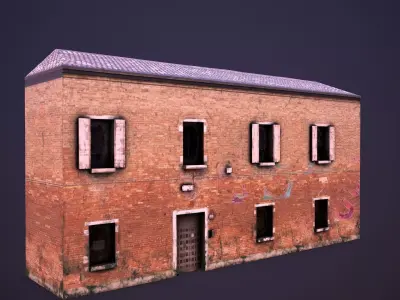 House v1 Low-poly 3D model