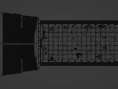 Monastery Court 3D model