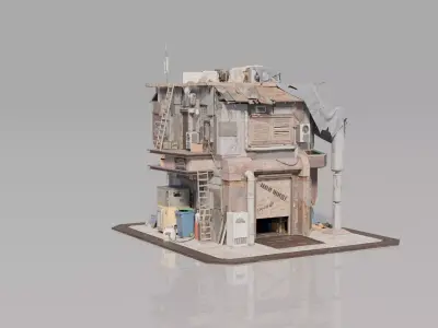 Neighborhood House Building 12 3D model