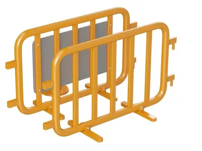 Restricted Area Fence 3D model