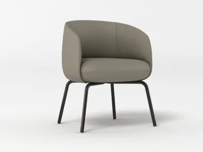 PlusHalle Low Nest Chair 3D model