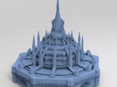 Medieval Lion Tower Grand 3  3D model