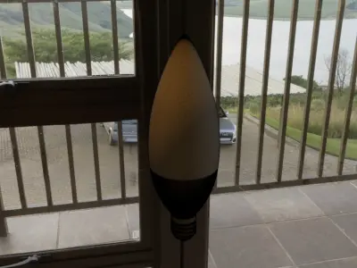 Candle Light Bulb 3D model