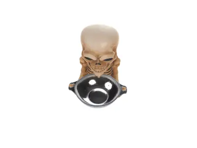 Skeleton Candy Bowl Holder Creepy Halloween Treat Display 3D print model