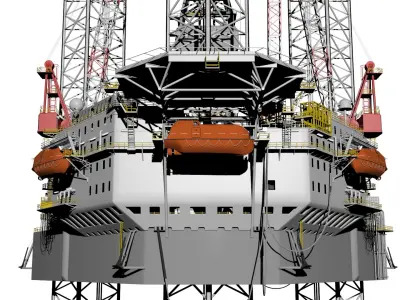  Jack up oil rig 