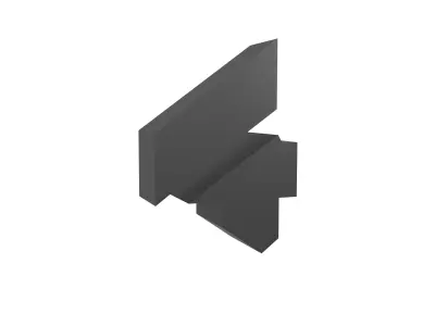 Sci-Fi Number 4 v1 001 Low-poly 3D model