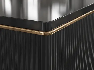  Homary-Modern Entryway Cabinet 3D model