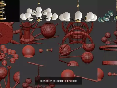 chendelier collection light ring xl 3D Model Pack