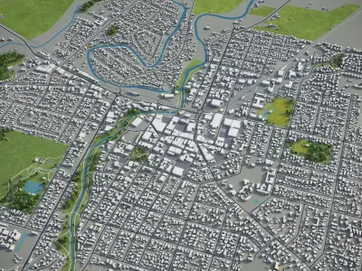 Blenheim  Low-poly 3D model