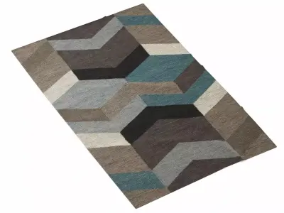 Geo Wool Kilim 3D model