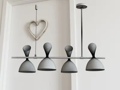 Chandelier RASTO LONG by Romatti 3D model