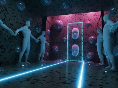 3d Abstract environment 3D model
