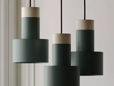 FOREST GREEN FILD RADIUS Lamp 3D model