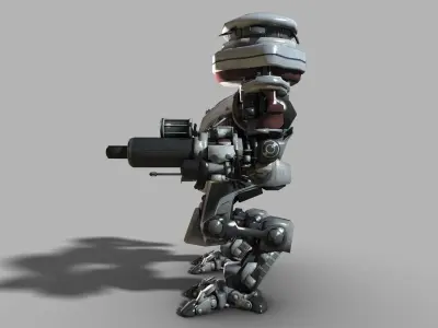 Robot science robot robot model in the future 3D model