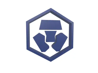 Crypto Com Coin v1 001 Low-poly 3D model