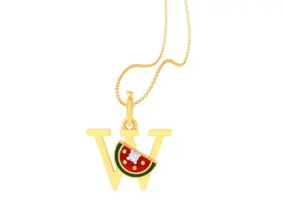 Kids Pendants 3dm STL OBJ FBX Renders Details 3D print model 19
