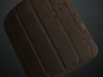 Rusted Full Metal Corrugated PBR Seamless Texture