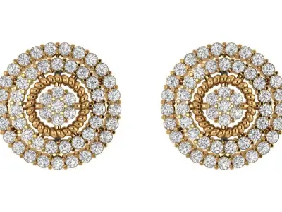 Antiqe Earrings 3D print model