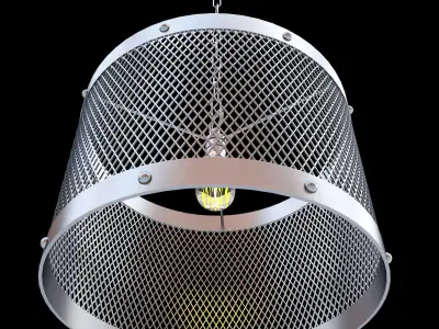 Restoration Hardware Steel Mesh Pendant 3D model
