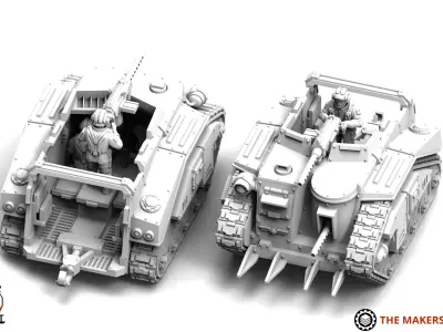 Universal Guard - Scout Tank 3D print model