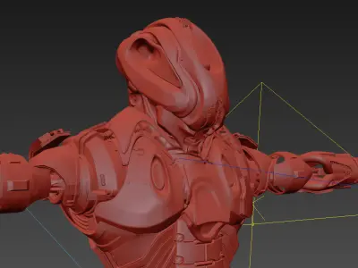 Army robot prototype 3D model