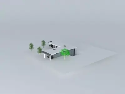 Modern House Free 3D model